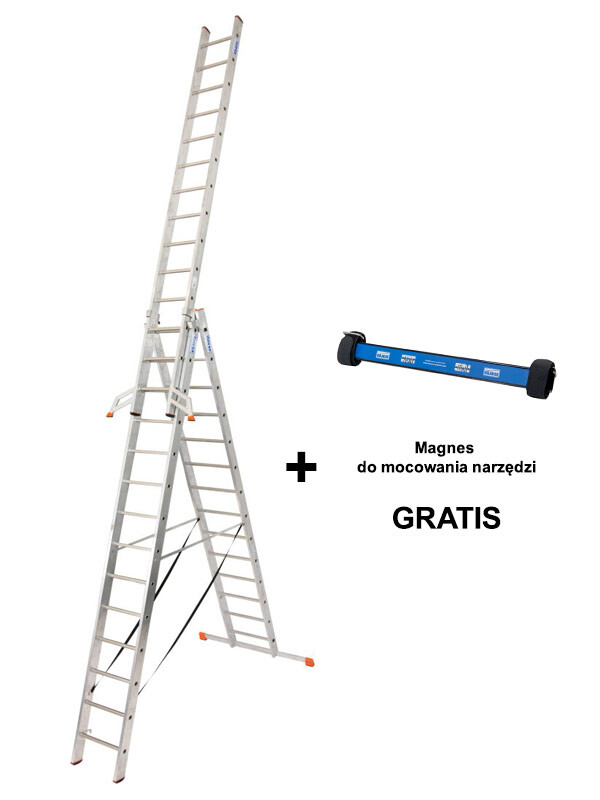 KRAUSE Monto Tribilo drabina aluminiowa wielofunkcyjna 3x14